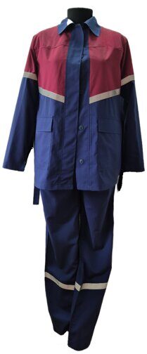 Костюм женский (куртка+брюки) Модель 127-2019. Ткань Панацея,65% п/э,35% вис. Защитные свойства Зми.
